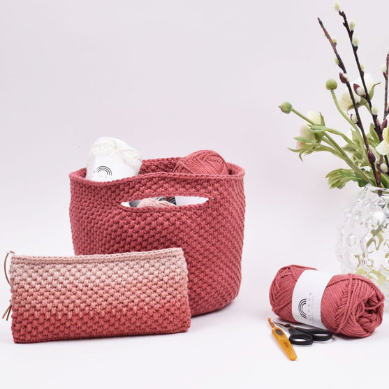 Heklet Garnveske med struktur 8/8
3