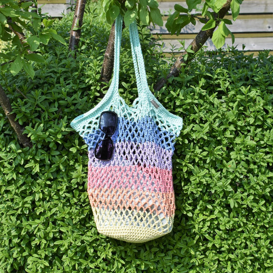 Strandnett - Pastell regnbue
4