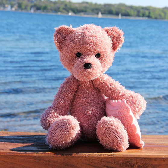 Teddy with blanket and pillow - Trunte
2