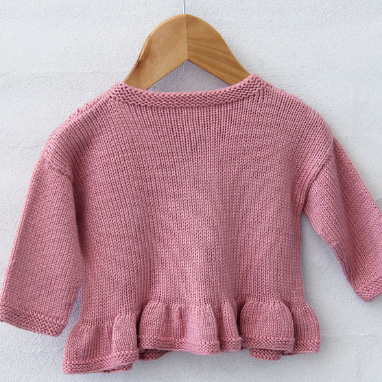 Cardigan Lace Flounce
2