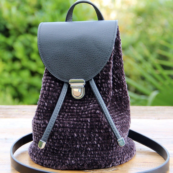 Bag Flap for Metal Lock - Brown/Bronze - Go Handmade
4