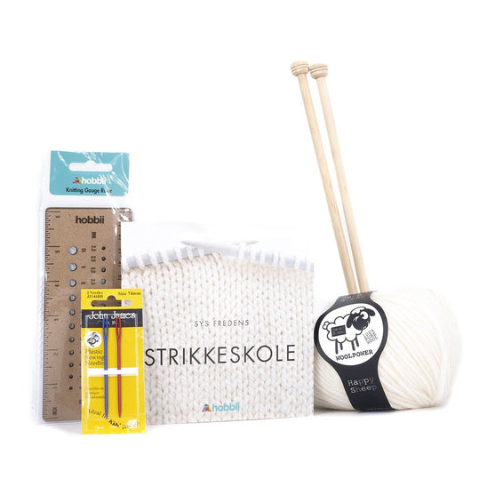 Strikkeskole - Startsett - Hobbii
2