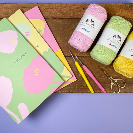 Notebook - Dotty - Blomst - Hobbii
4