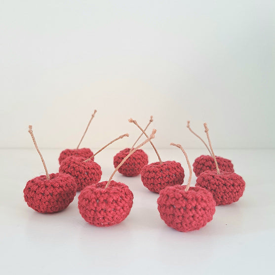 Cupcakes med kirsebær
4