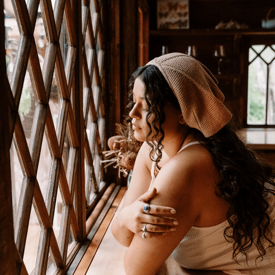 Wheel Window - Bandana med bånd
6