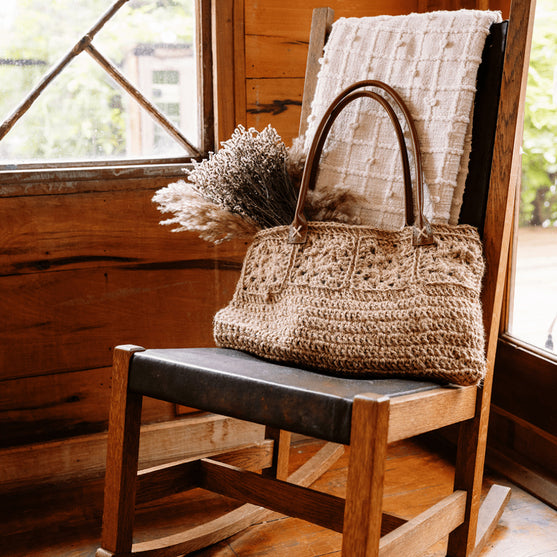 Rose Window - Skulderveske i jute
3