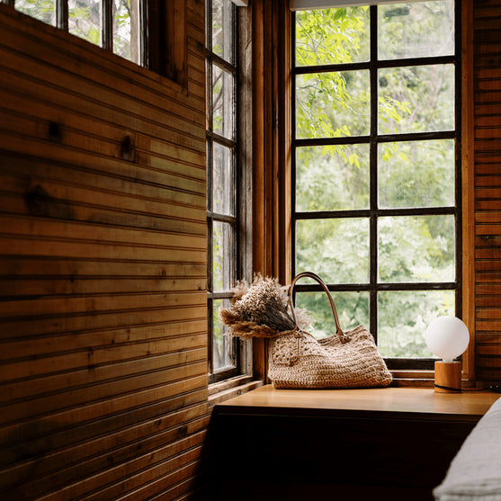 Rose Window - Skulderveske i jute
4