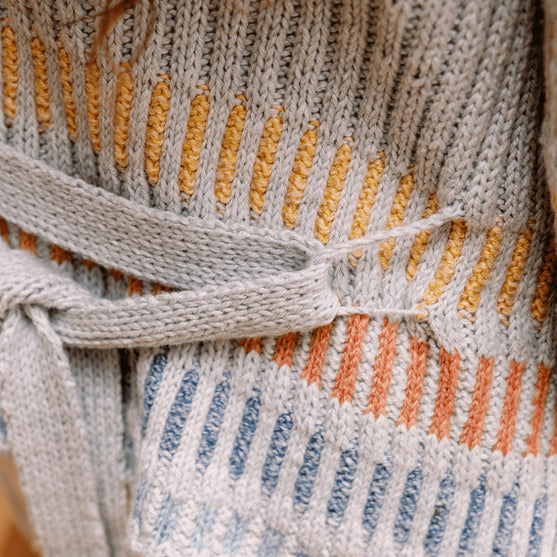 Fusing Cardigan - Åben cardigan med knytebelte
3