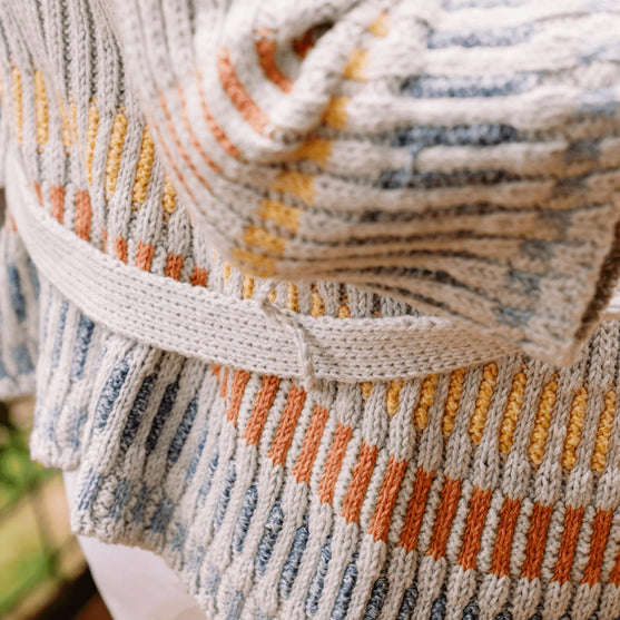 Fusing Cardigan - Åben cardigan med knytebelte
7