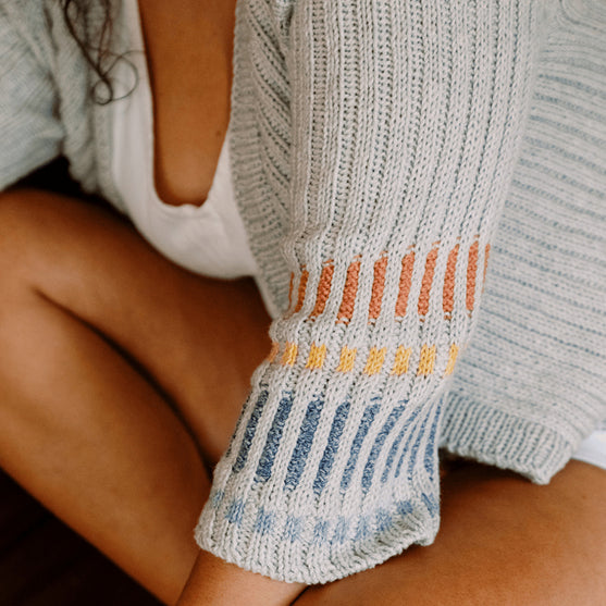 Fusing Cardigan - Åben cardigan med knytebelte
8