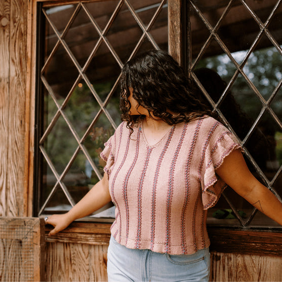 Dalle de Verre - Topp med volangermer
7