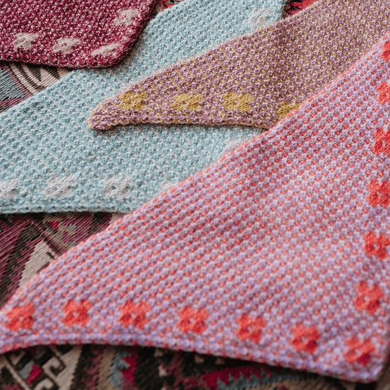 Pressed Flowers Kerchief - Mosaikk Bandana
3
