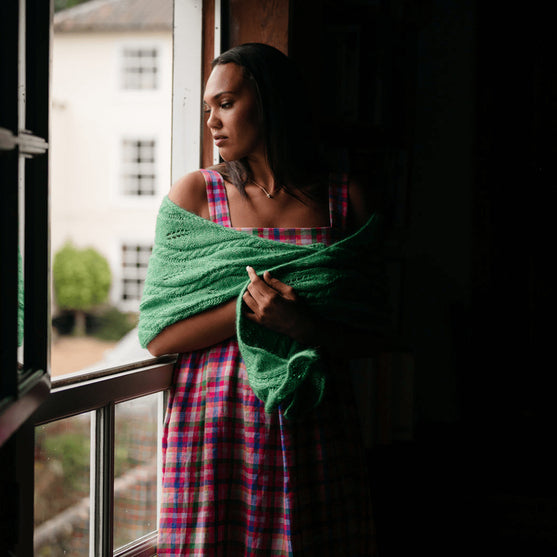 Hiedra Shawl - Sjal med Bladmotiv
7