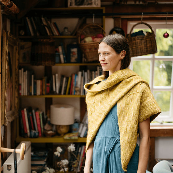 Heart of Gold - Teksturert Trekantsjal
9