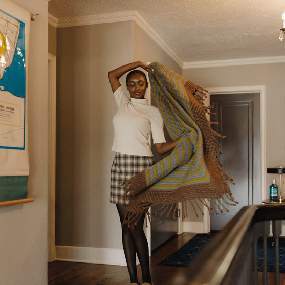 Demeter - Sjal med Perler
3