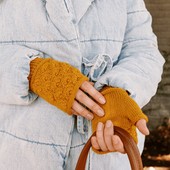 Kvitka - Teksturerte Blomstervotter
2