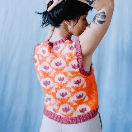 Quite Contrary - Mønstret Vest
2