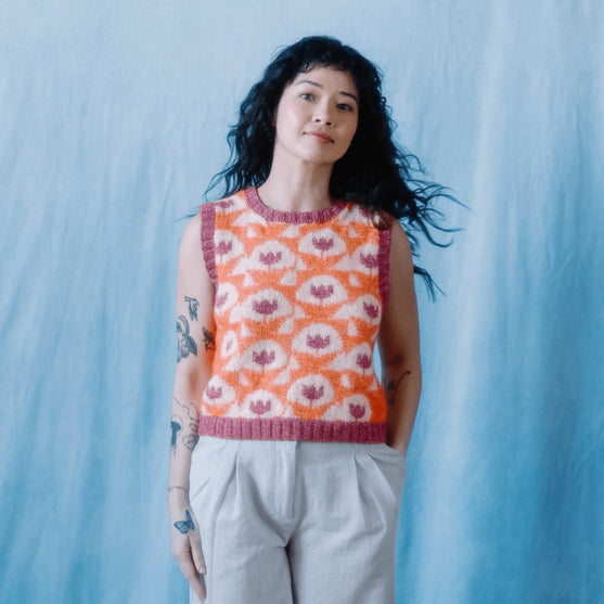 Quite Contrary - Mønstret Vest
4