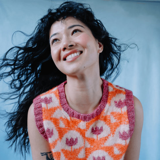 Quite Contrary - Mønstret Vest
5