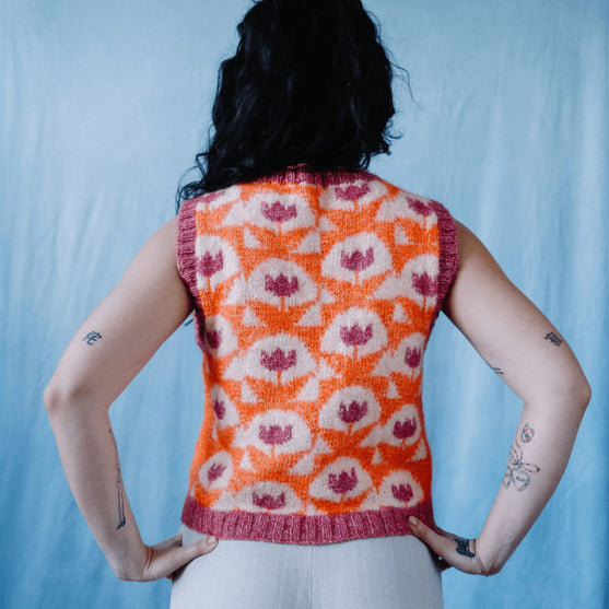 Quite Contrary - Mønstret Vest
6