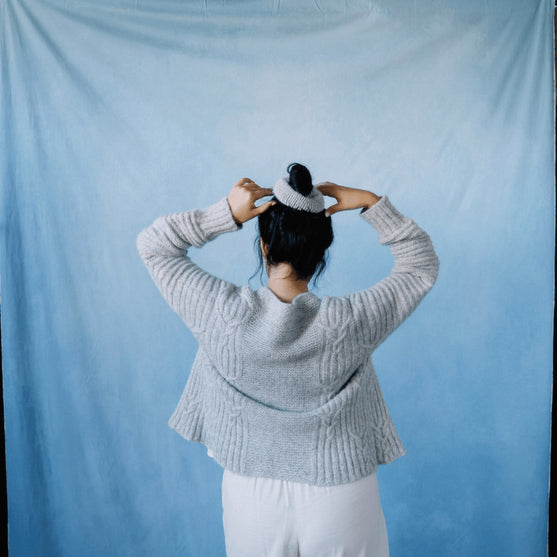 Cloudbusting - Cardigan med fletter
2