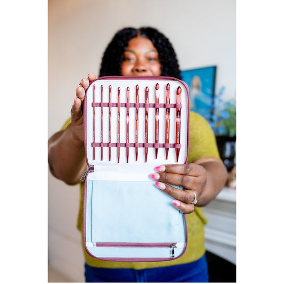 Utskiftbart Afghan/Tunesisk Heklenålsett - Hobbii X TL Yarn Crafts
2