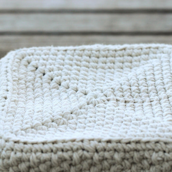 Moss Stitch Kurve - Firkantet
3