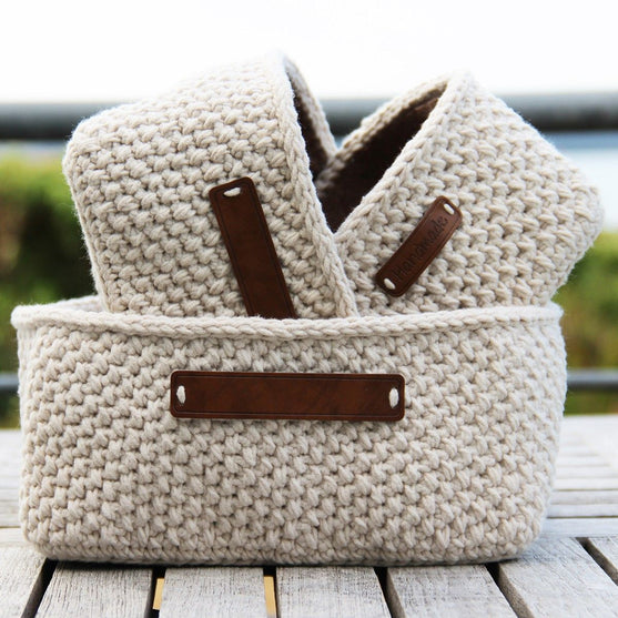 Moss Stitch Kurve - Firkantet
5