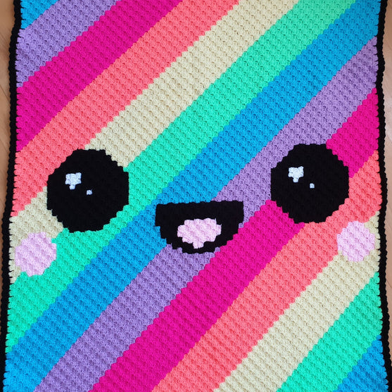 Kawaii Regnbue - Teppe
2
