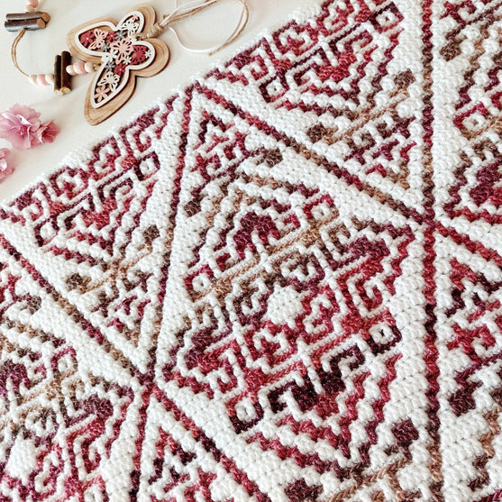 Aztecana - Mosaikkheklet teppe
5