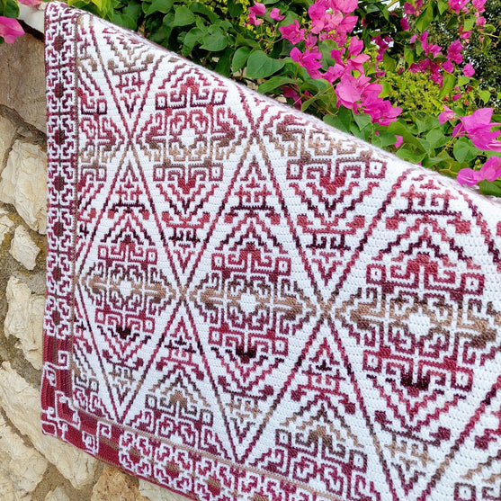 Aztecana - Mosaikkheklet teppe
4