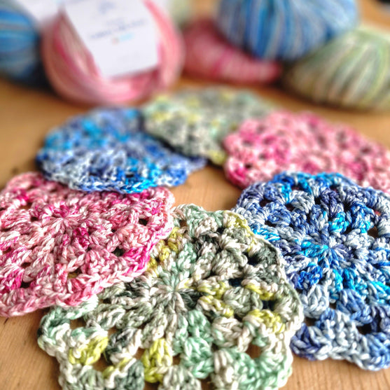 Silk Print Flower - Glassbrikker
4