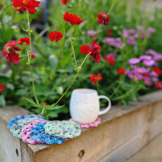 Silk Print Flower - Glassbrikker
3