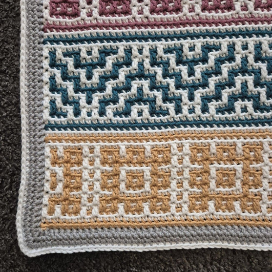 Lullaby Name Mosaic - Personlig babyteppe
7