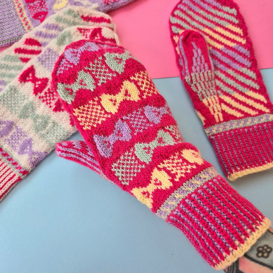 Bow Pop Mittens - Votter
3