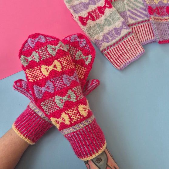 Bow Pop Mittens - Votter
7