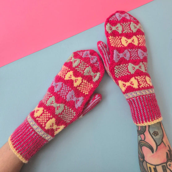 Bow Pop Mittens - Votter
6