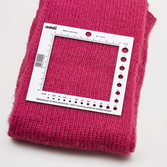 Strikkefasthetsramme med Pinnemåler - addi
2