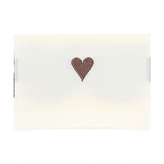 10 Labels - Made with love - 1 hjerte - 3.5 cm - Go Handmade
2