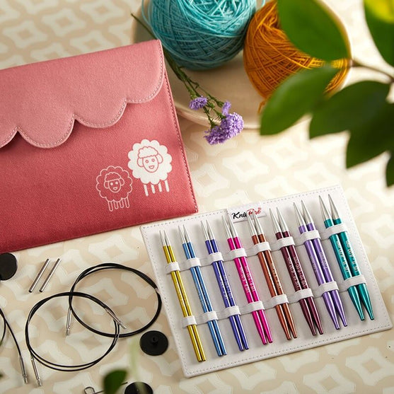 Zing Deluxe Utskiftbart Rundpinnesett - KnitPro
4