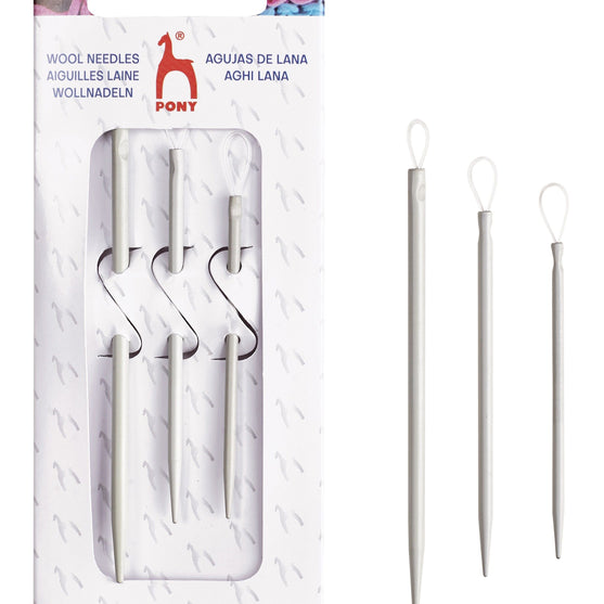 Ullnåler i aluminium - Pony
2