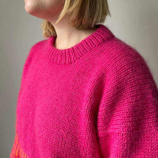 Easy Colour Mix Sweater - Genser
5