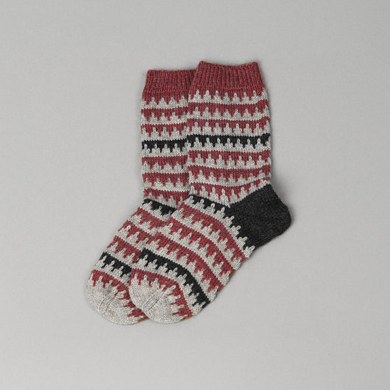 Sokker i Fair Isle-mønster
4