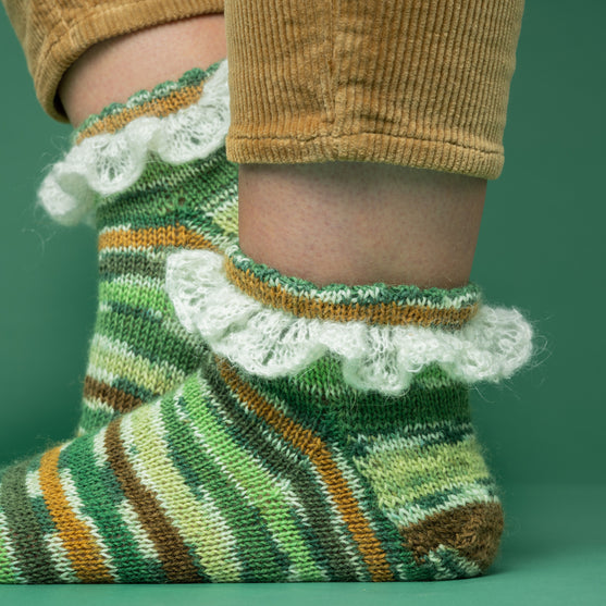 Frigg - Ankelsokker med volang
2