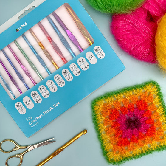 Alu Heklenålsett - 11 størrelser - Hobbii
4