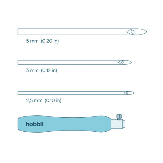 Utskiftbart Punch Needle Sett - Hobbii
8