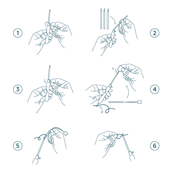 Utskiftbart Punch Needle Sett - Hobbii
7