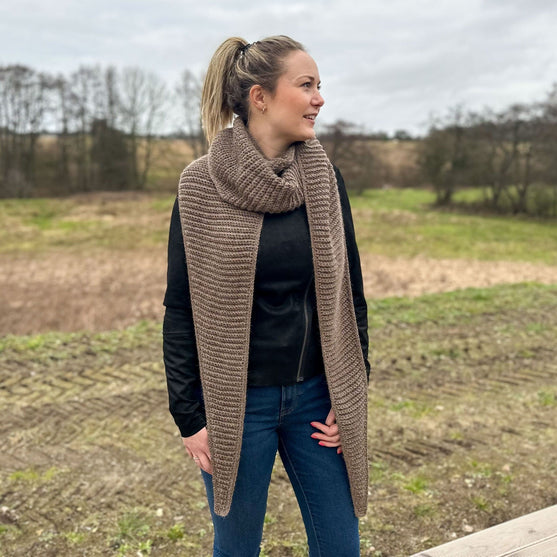 Simple Big Scarf - Skjerf
2