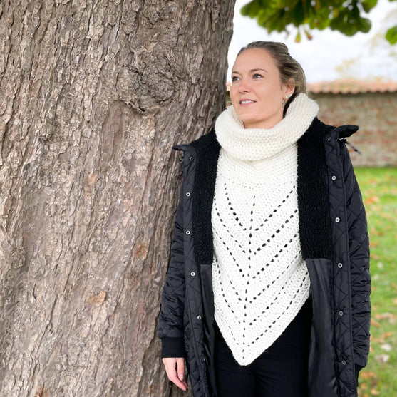 Diva - Skjerf med krage
8