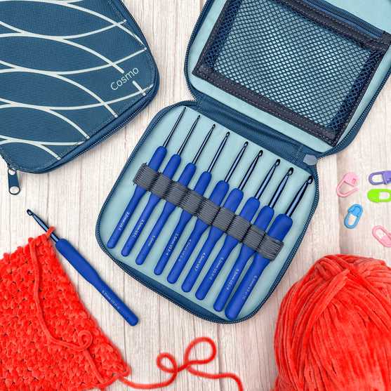 Cosmo Heklenålsett - 9 Størrelser - Indigo - Hobbii
8